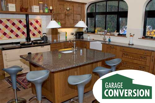 Convert your garage into a kitchen